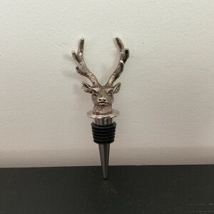 Pottery Barn Stag Deer Wine Bottle Stopper